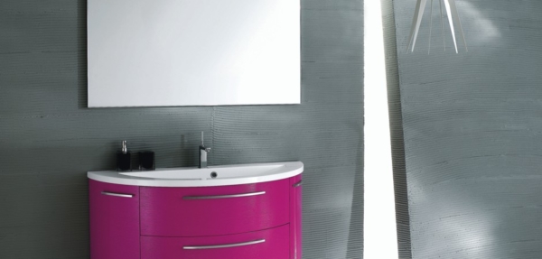 Pink Badmöbel matt oder Hochglanz | Bad-Direkt