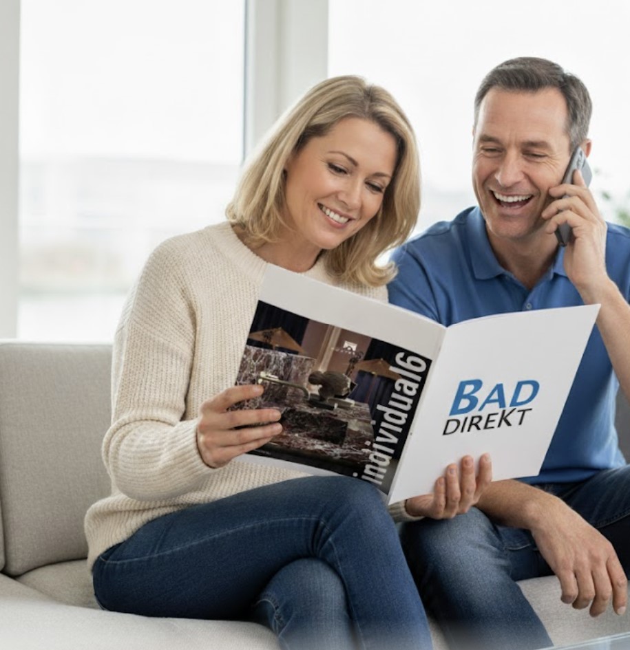 Paar mit Bad Direkt Individual Katalog und Telefon
